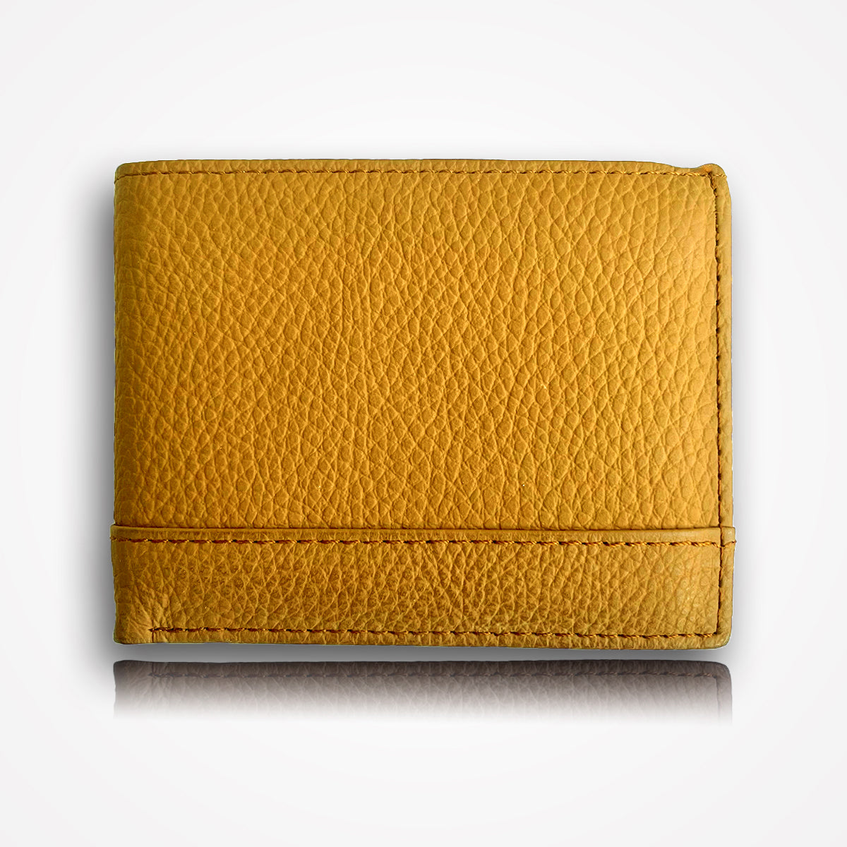 Soft Leather Wallet – Dual Transparent ID Slots and Multiple Compartments