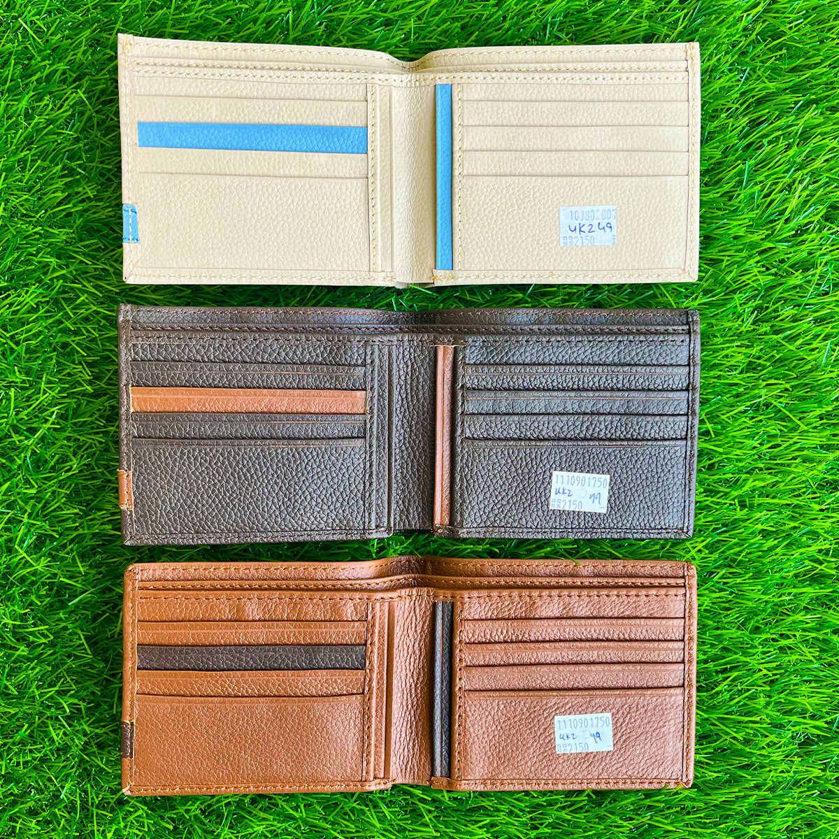 Slim Leather Wallet – 8 Card Slots, Secret Pockets, and Elegant Design